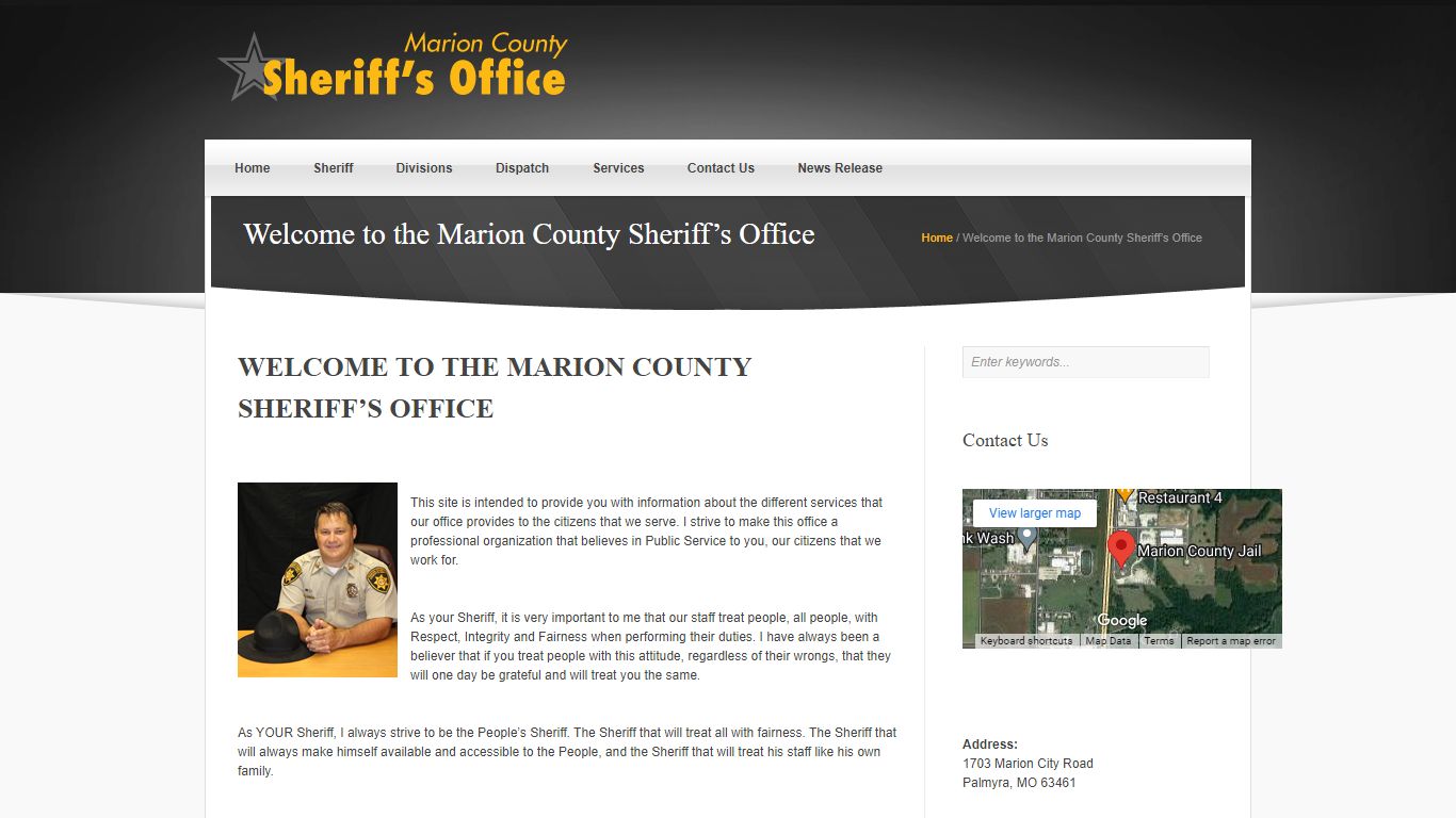 Welcome to the Marion County Sheriff’s Office ‹ Marion County MO ...